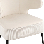 Современное мягкое кресло на металлических ножках Rakush Milk варинант исполнения - 6 | Loft Concept в Липецке