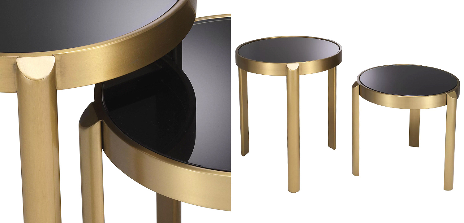 Комплект из двух приставных столиков Eichholtz Side Table Buena set of 2 Комплект из двух приставных столиков Eichholtz Side Table Buena set of 2 - Loft-Concept в Липецке