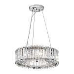 Люстра подвесная круглая с множеством вертикальных прямоугольных кристаллов Kichler варинант исполнения - 2 | Loft Concept в Липецке