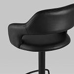 Барный стул черного цвета Strohach варинант исполнения - 6 | Loft Concept в Липецке