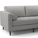 Мебельная ткань Шенилл серый цвет 138 см T4-29 варинант исполнения - 5 | Loft Concept в Липецке