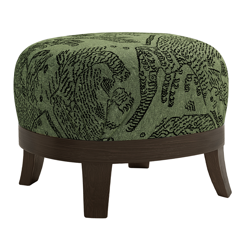 Пуф Turin Green Зеленый Коричневый в Липецке | Loft Concept 