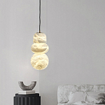 Подвесной светильник с фигурными плафонами Stone Triad варинант исполнения - 7 | Loft Concept в Липецке