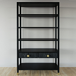 Стеллаж с двумя ящиками Elsa Dreams Black варинант исполнения - 4 | Loft Concept в Липецке