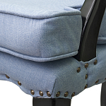 Кресло Aubrey Classical Armchair blue flax варинант исполнения - 4 | Loft Concept в Липецке