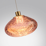 Подвесной светильник с прозрачным стеклянным плафоном округлой формы Effervia  варинант исполнения - 3 | Loft Concept в Липецке