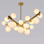Люстра подвесная фигурная с белыми лампами в форме шара Felicitat варинант исполнения - 4 | Loft Concept в Липецке