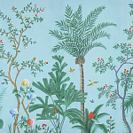 Обои ручная роспись Amazonia Duck Egg варинант исполнения - 3 | Loft Concept в Липецке