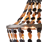 Люстра каплевидной формы с подвесками в виде декоративных бусин Flat Beads варинант исполнения - 1 | Loft Concept в Липецке