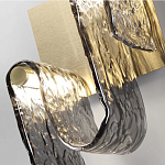 Бра волнистой формы из фактурного стекла Wave варинант исполнения - 4 | Loft Concept в Липецке