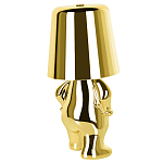 Настольная лампа фигурная золотого цвета с гладким абажуром Высота 19 см Sophia варинант исполнения - 6 | Loft Concept в Липецке