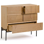 Комод с геометрическим рисунком на ящиках Anders Light Wood варинант исполнения - 4 | Loft Concept в Липецке