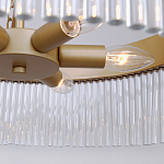 Люстра подвесная круглая со стеклянными трубками Nembus варинант исполнения - 3 | Loft Concept в Липецке