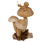 Статуэтка из дерева улитка Animals of the World варинант исполнения - 4 | Loft Concept в Липецке