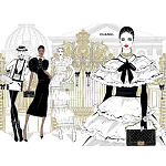 Megan Hess. Elegance варинант исполнения - 4 | Loft Concept в Липецке