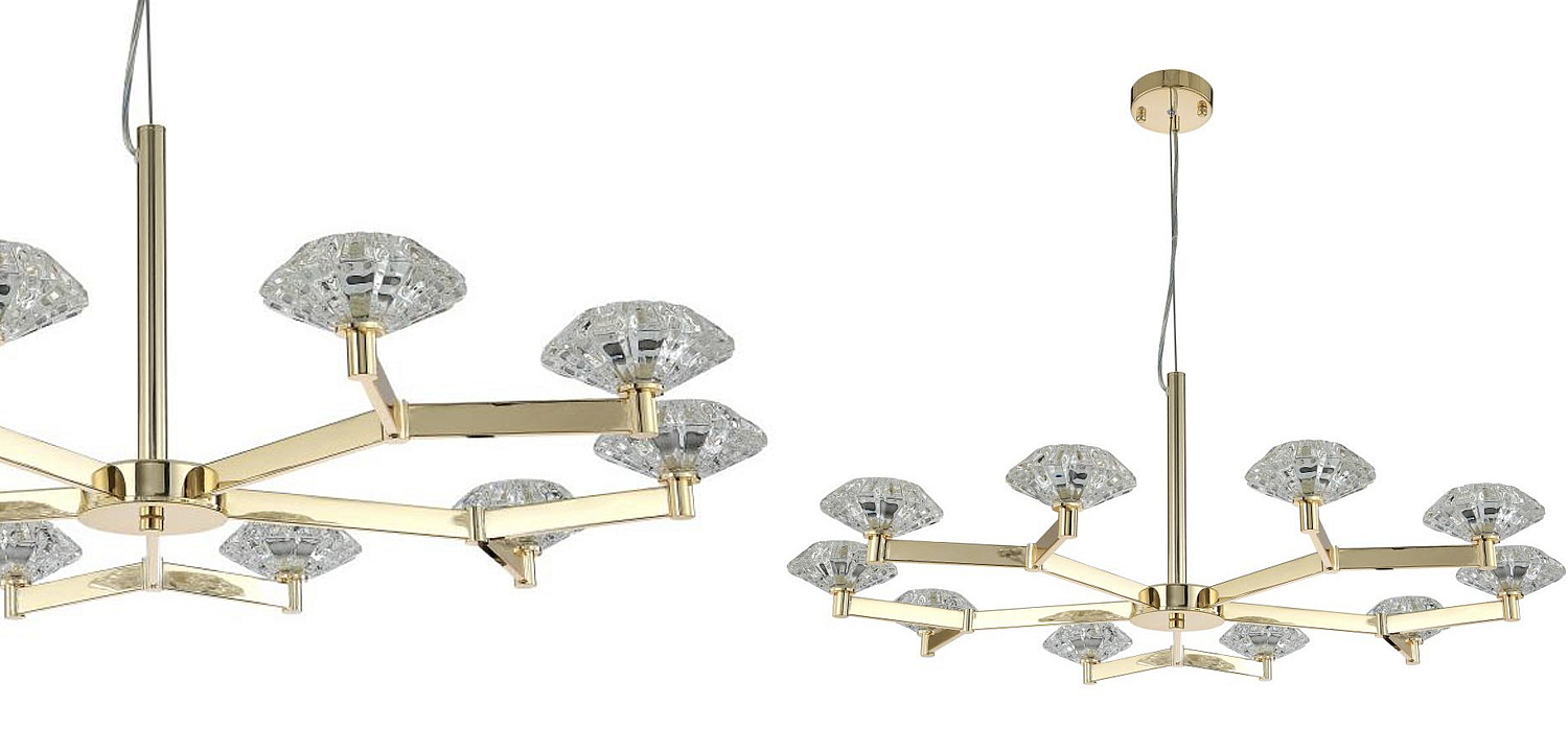 Люстра Yerker Chandelier Gold 10 Люстра Yerker Chandelier Gold 10 - Loft-Concept в Липецке