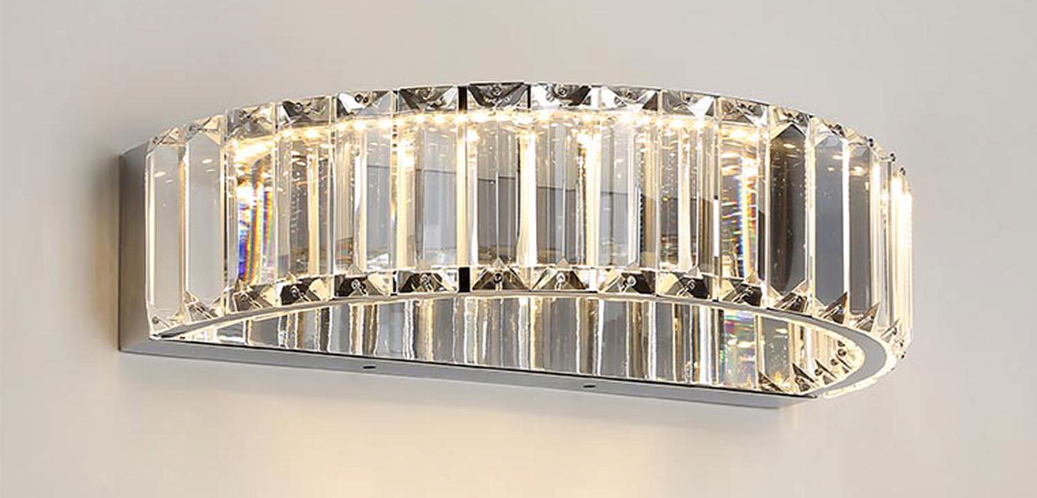 Бра Crystal Shine Linda Chrome Wall Lamp A Бра Crystal Shine Linda Chrome Wall Lamp A - Loft-Concept в Липецке