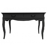 Консоль черного цвета из массива бука в стиле прованс Black Provence варинант исполнения - 2 | Loft Concept в Липецке
