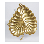 Столик приставной с столешницей Тропический лист Tropical Forest gold варинант исполнения - 4 | Loft Concept в Липецке