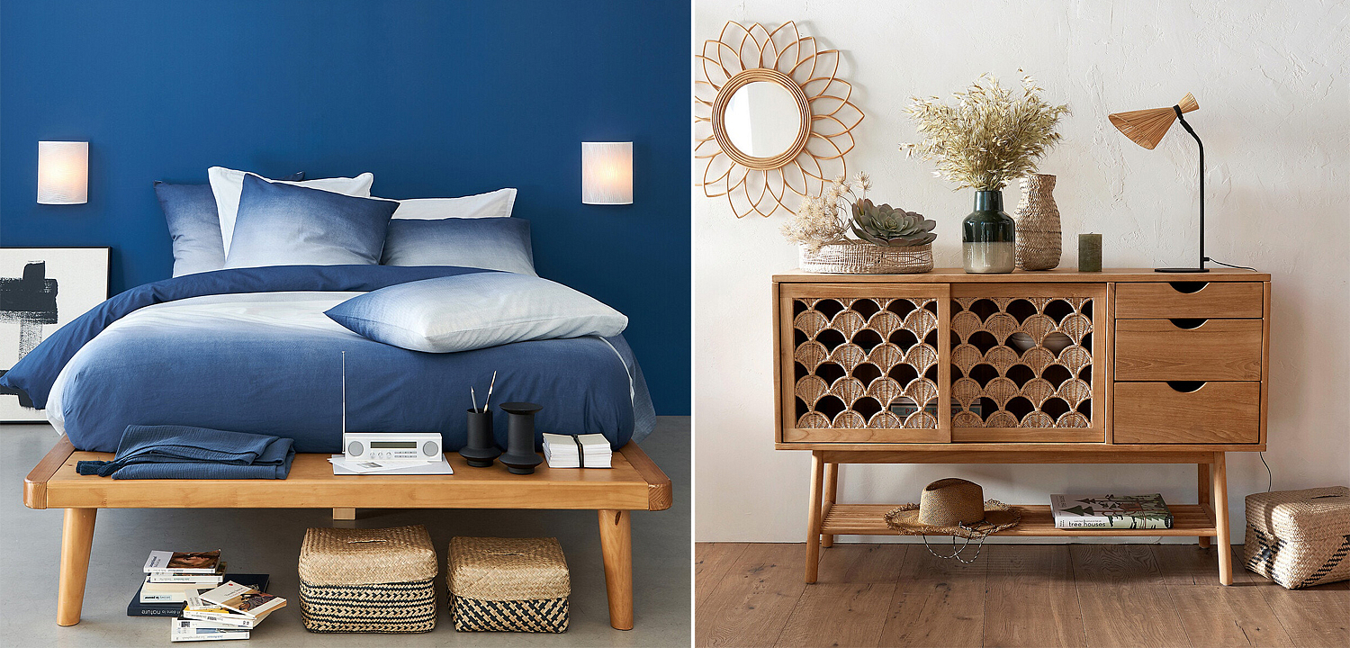 Комплект плетеных корзин Wicker Baskets Комплект плетеных корзин Wicker Baskets - Loft-Concept в Липецке