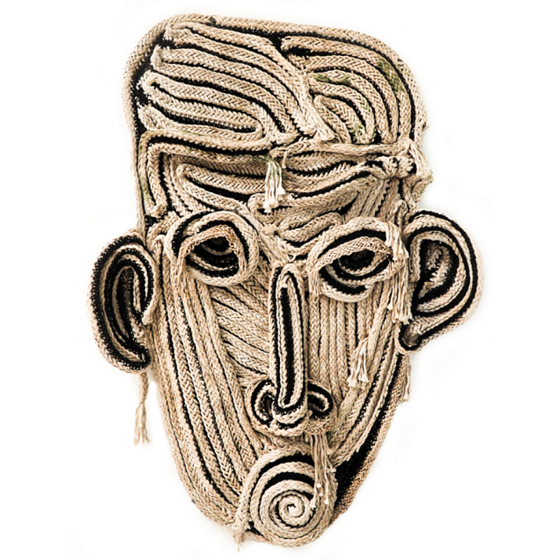 Арт-Объект из нитей Черно-Белый портрет Joana Schneider  Бежевый Черный в Липецке | Loft Concept 