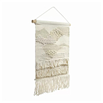 Панно из шерсти и хлопка с узором Beige Calista Serene варинант исполнения - 1 | Loft Concept в Липецке