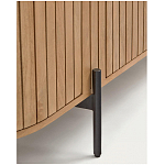 Буфет высокий из дерева манго и металла с открытыми полками и 2-мя дверцами Toinette варинант исполнения - 4 | Loft Concept в Липецке