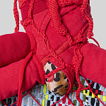 Настенный ковер разноцветный из одежды Heart варинант исполнения - 4 | Loft Concept в Липецке