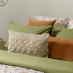 Чехол на подушку с макраме бежевого цвета Macrame варинант исполнения - 7 | Loft Concept в Липецке