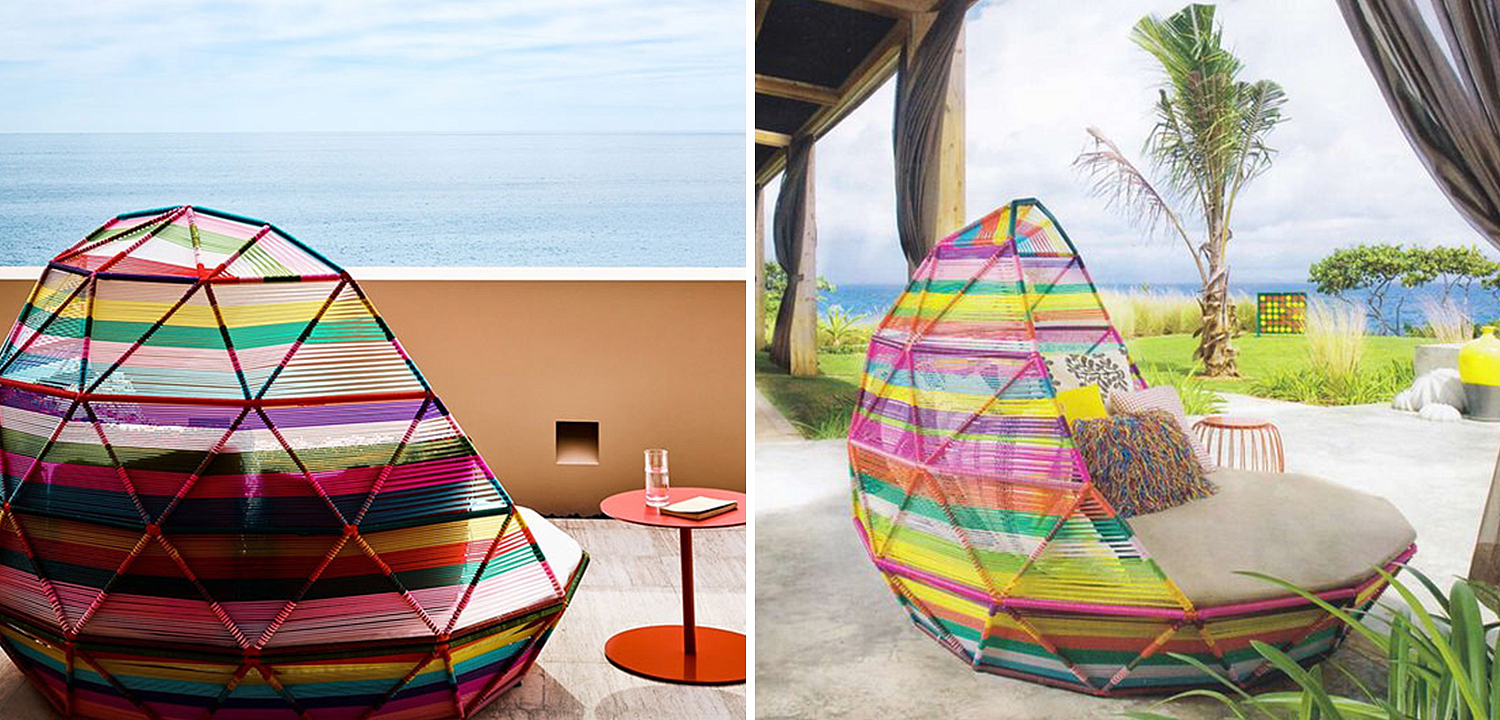 Кровать для улицы Moroso Day Bed Tropicalia Кровать для улицы Moroso Day Bed Tropicalia - Loft-Concept в Липецке