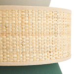 Бра с плетеным декором Bonnie Wicker Green Wall Lamp варинант исполнения - 3 | Loft Concept в Липецке