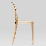 Прозрачный стул с янтарным оттенком LOUIS GHOST CHAIR варинант исполнения - 2 | Loft Concept в Липецке