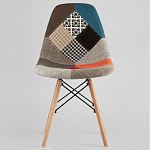 Стул с обивкой в технике пэчворк DSW варинант исполнения - 2 | Loft Concept в Липецке