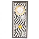 Часы подарочные настольные в виде погона Генерала из натурального камня Змеевик Silver Military Clock варинант исполнения - 10 | Loft Concept в Липецке