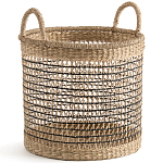 Круглая плетеная корзина Renee Wicker Basket варинант исполнения - 1 | Loft Concept в Липецке