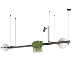 Подвесной линейный светильник Barbell варинант исполнения - 3 | Loft Concept в Липецке