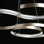 Люстра подвесная светодиодная в виде волнообразной ленты Ribbon Vortex варинант исполнения - 22 | Loft Concept в Липецке