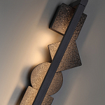 Бра вертикальное с черными кругами и квадратами Gravyura варинант исполнения - 2 | Loft Concept в Липецке