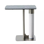 Дизайнерский журнальный стол с прямоугольной рельефной столешницей Nord варинант исполнения - 1 | Loft Concept в Липецке