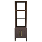 Этажерка Primo с тумбой шпон темный орех варинант исполнения - 1 | Loft Concept в Липецке