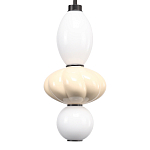 Подвесной светильник фигурный с керамическими элементами Light Fragrant варинант исполнения - 4 | Loft Concept в Липецке