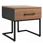 Тумба прикроватная с ящиком в стиле лофт Urban Style Space варинант исполнения - 1 | Loft Concept в Липецке