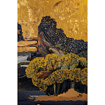 Кофейный стол с японским пейзажем Bohemia coffee table  варинант исполнения - 6 | Loft Concept в Липецке