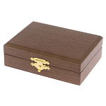 Визитница карманная металлическая с гравюрой Герба России в подарочной коробке Gold Metal Business Card Holders варинант исполнения - 4 | Loft Concept в Липецке