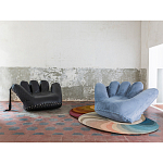 Дизайнерское кожаное кресло в форме руки Poltronova Joe Whip Armchair варинант исполнения - 5 | Loft Concept в Липецке