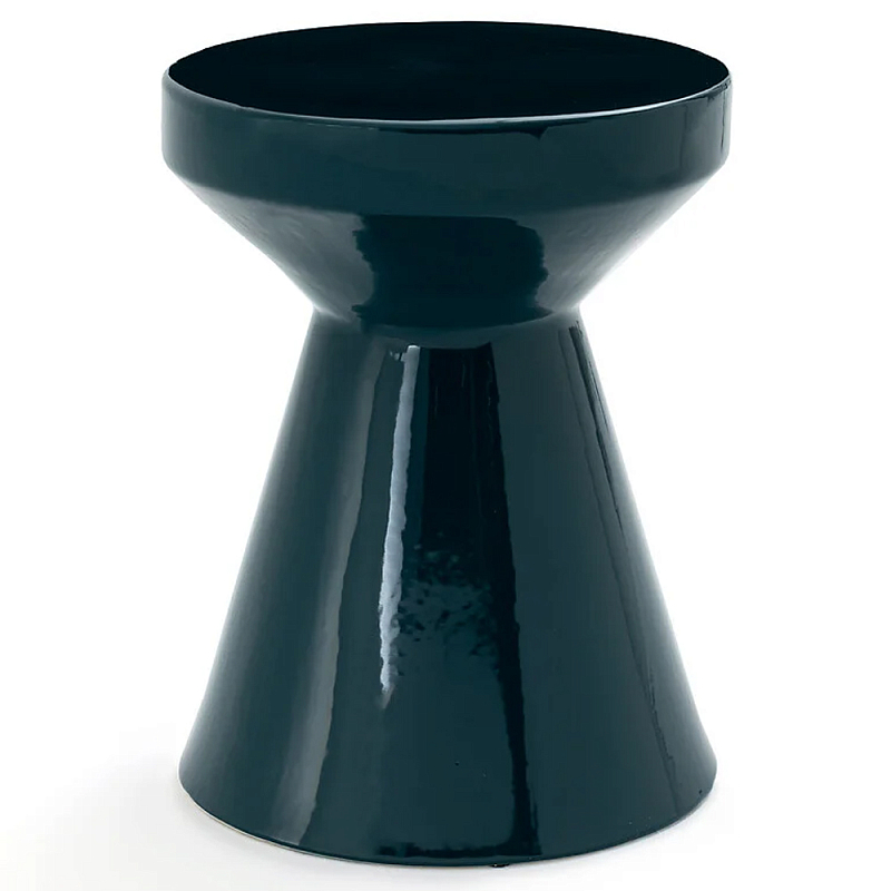 Приставной стол из керамики Manufacto Blue Темно-синий Приставной стол из керамики Manufacto Blue Темно-синий в Липецке | Loft Concept
