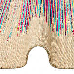 Ковер с геометрическим узором из комбинированного состава Full rhythm варинант исполнения - 2 | Loft Concept в Липецке