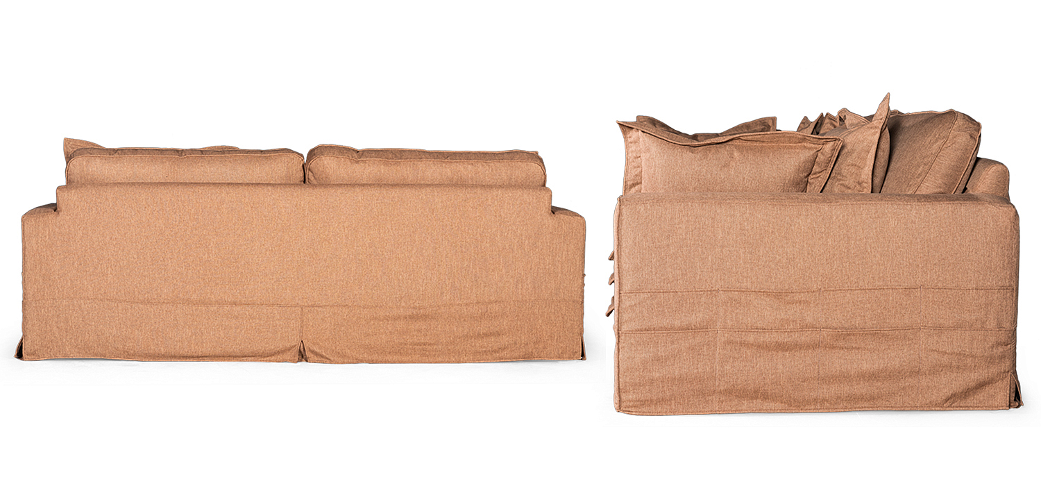 Диван Evelyn Textile Brown Sofa Диван Evelyn Textile Brown Sofa - Loft-Concept в Липецке