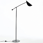 Торшер с поворотным плафоном Aracea Black Floor Lamp варинант исполнения - 13 | Loft Concept в Липецке