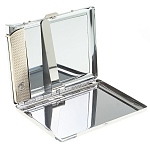 Портсигар на 10 сигарет с газовой зажигалкой из натурального камня Змеевик Светлый Stone Cigarettes Cases варинант исполнения - 2 | Loft Concept в Липецке